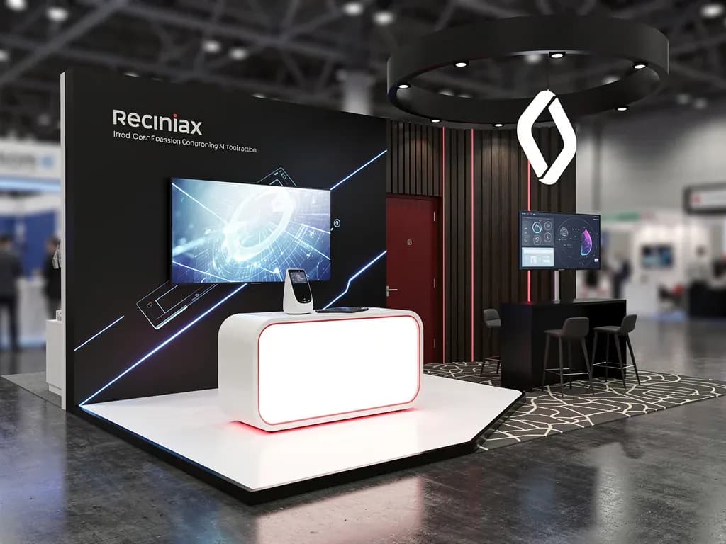 Apex 10x20 Inline Modular Exhibit with Integrated Branding