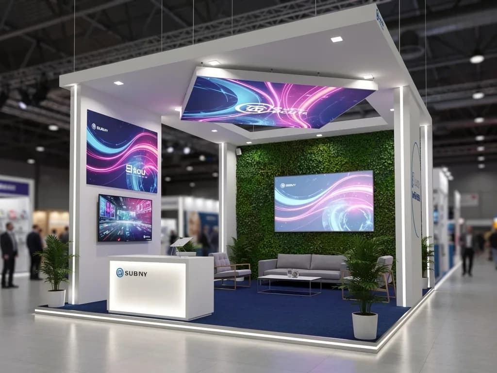 Summit 40x40 Grand Island Pavilion with Integrated Brand Experience