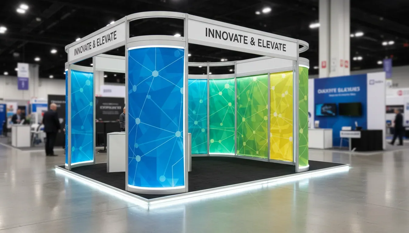 10x20 Custom Tension Fabric Display