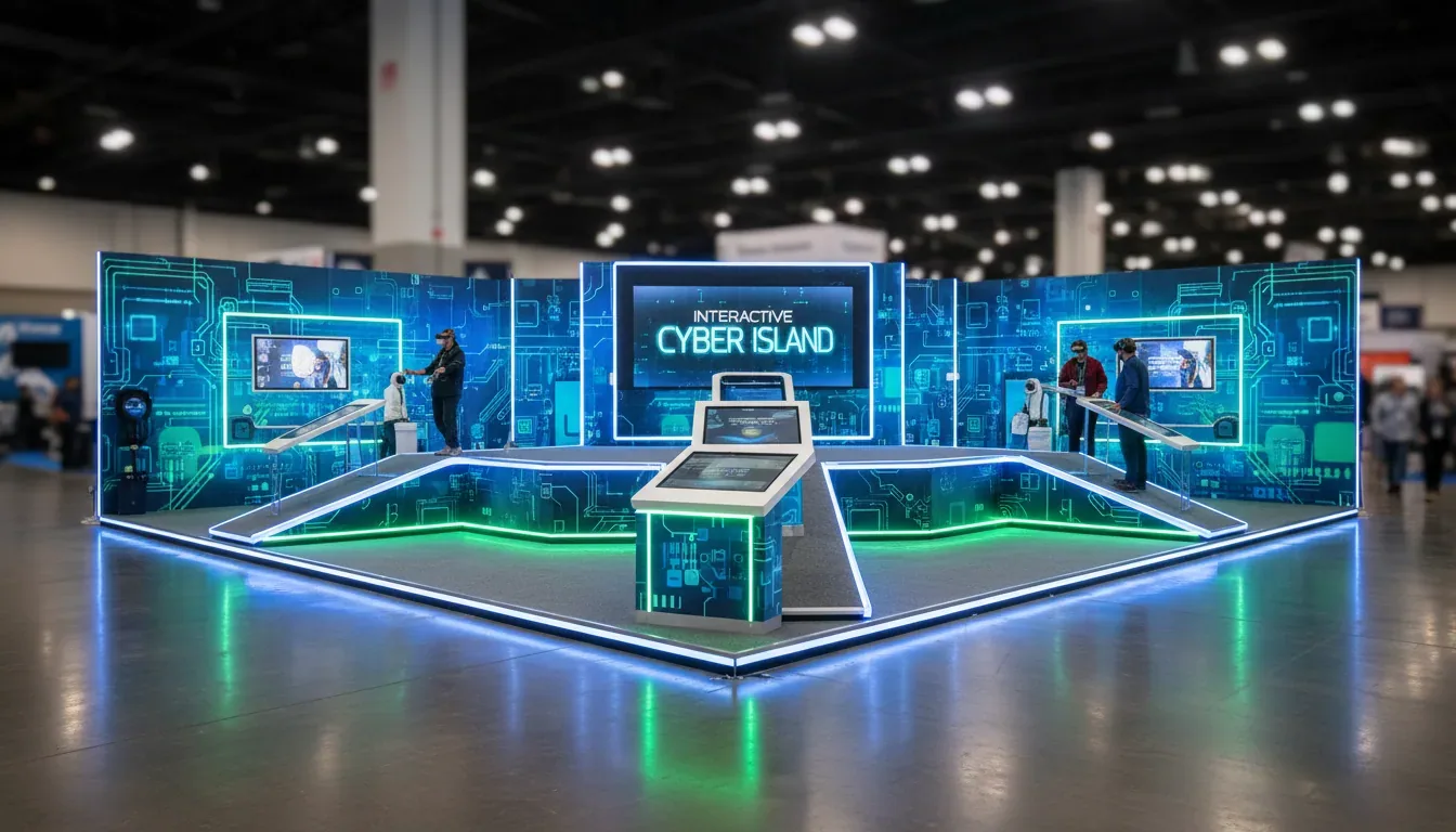 20x20 Interactive Cyber Island